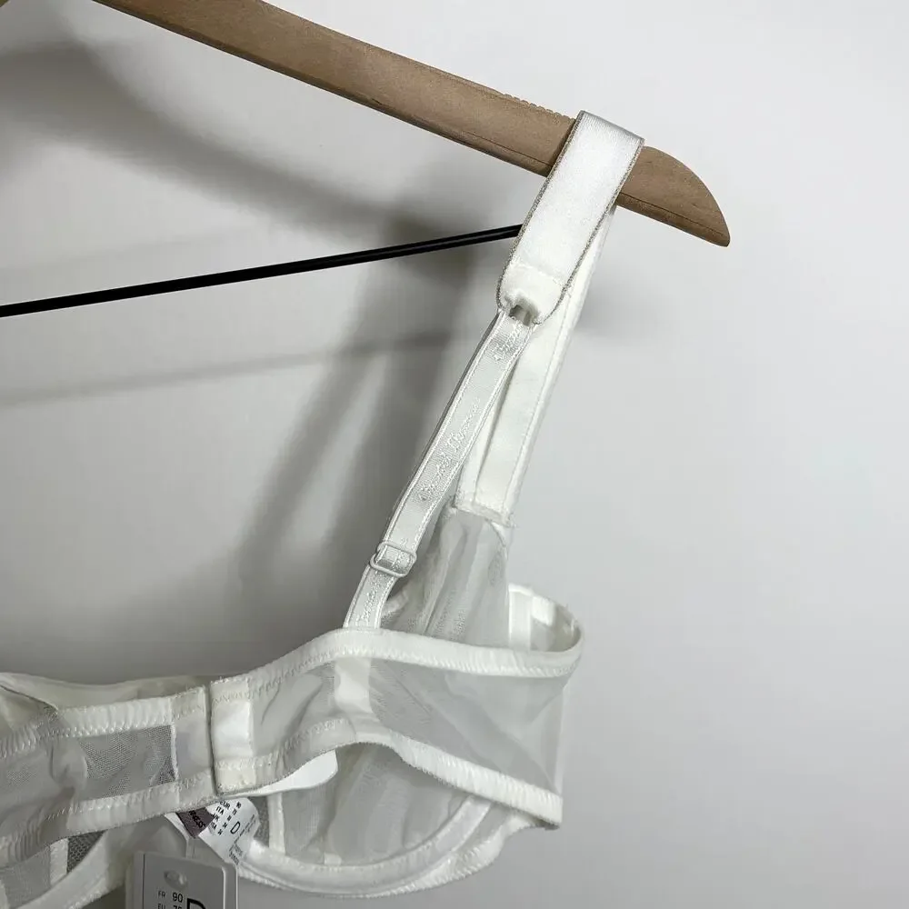 Chantal Thomass Audacieuse Balconette Bra | Lace Underwire Lingerie New 34D